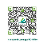 QR code to apply for CareCredit at carecredit.com/go/JGW766