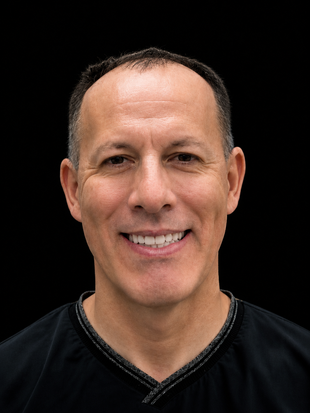 Robert smiling after Invisalign treatment